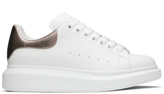 Alexander McQueen Wmns Oversized Sneaker 'White Rose Gold'