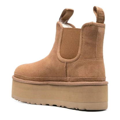 Classic Mini platform Chelsea boots