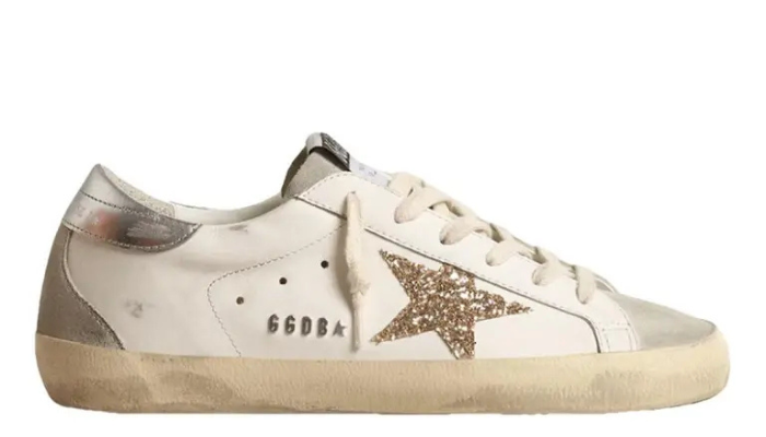 Golden Goose Superstar leather trainers Never worn  White, Leather