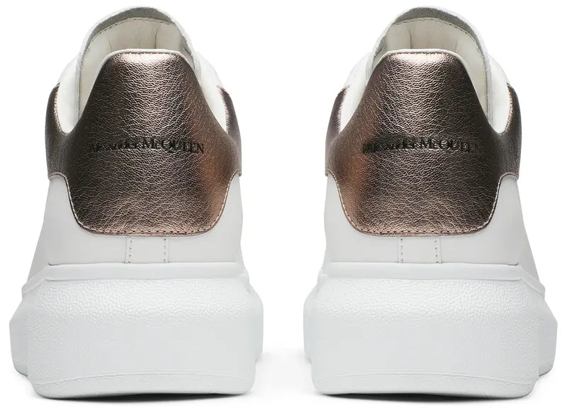 Alexander McQueen Wmns Oversized Sneaker 'White Rose Gold'