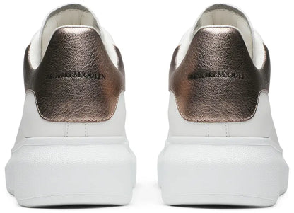 Alexander McQueen Wmns Oversized Sneaker 'White Rose Gold'