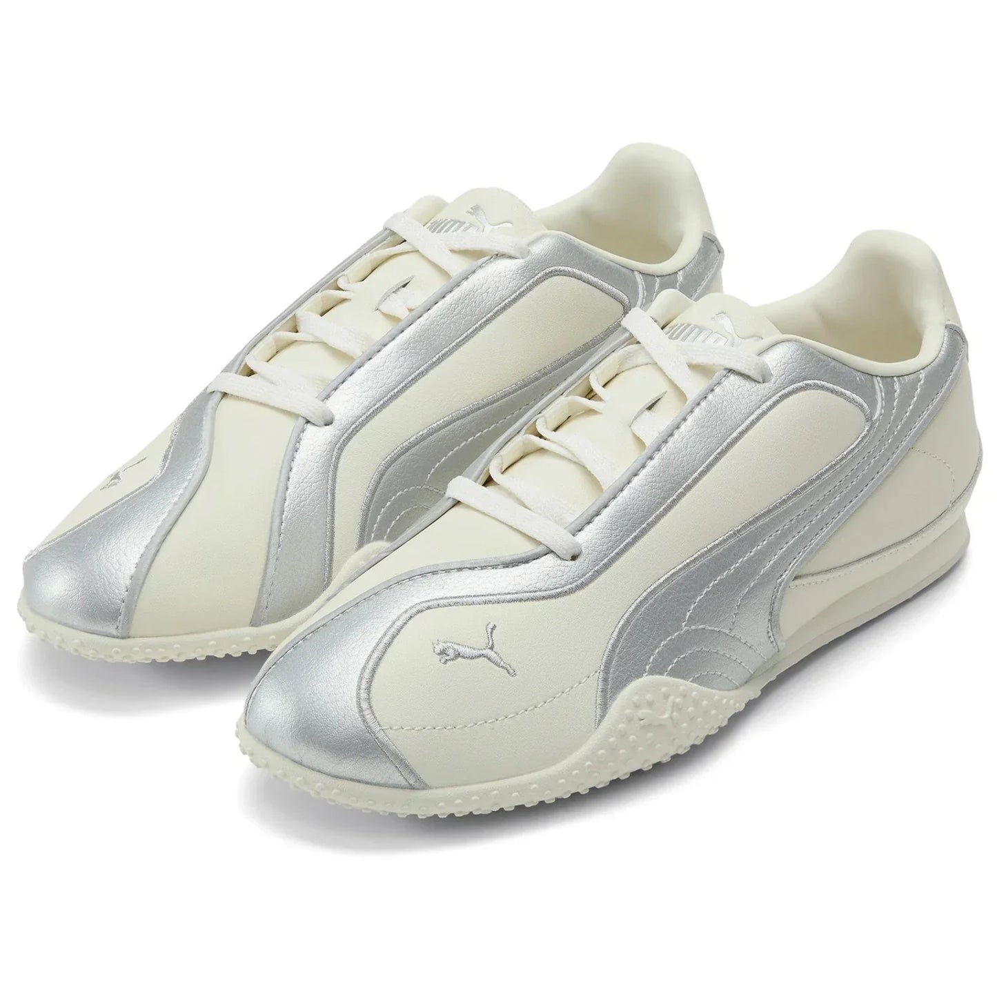 Puma Wmns Bella V2 Leather 'Warm White Silver'